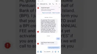 BPI Text Scammer