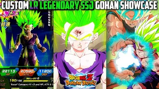 HE IS A MONSTER... Custom LR Legendary SSJ Gohan Custom Showcase | Dragon Ball Z Dokkan Battle