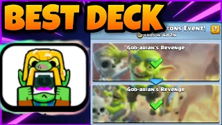 BEST DECK FOR GOB-ARIAN'S REVENGE CHALLENGE | CLASH ROYALE