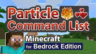 Particle Command List - for minecraft Bedrock Edition