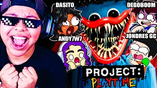 SOY HUGGY WUGGY Y MATO A JONDRES GC, DASITO, DEGOBOOM, ANDY Y ELILOBOS en PROJECT PLAYTIME 😱 |Patho