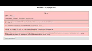 Solución!! - ERROR al acceder a PhpMyAdmin - Acceso denegado (parámetros incorrectos)