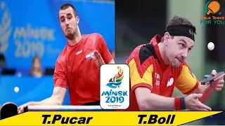 Timo Boll - Tomislav Pucar II European Games , Minsk 2019 II semifinal