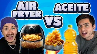 ¿SE FRITÓ en ACEITE o en MÁQUINA DE AIRE? 🔥 | ¿Cuál sabe mejor? AGENTES DEMENTES