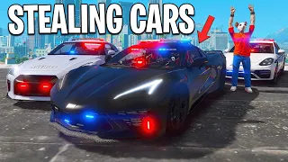 Stealing Expensive Cop Cars in GTA 5 RP