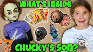 What's Inside Chucky's Son! Cutting Open Glen Doll