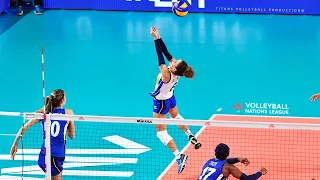 Monica De Gennaro - Unbelievable Volleyball Digs Saves | Best Libero Actions | Women's VNL 2019