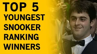 TOP 5 Youngest Snooker Ranking Winners