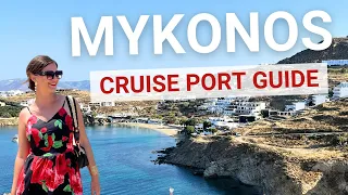 Mykonos Greece Cruise Port | Best Things to Do in Mykonos Town (4K)