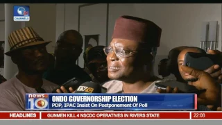 Ondo Governorship Election: PDP, IPAC Insist On Postponement Of Poll