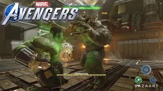 Hulk vs Abomination With Stark Tech Outfit - Marvel's Avengers Game (HD60FPS)