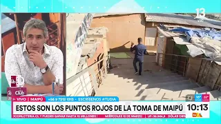 Toma de Maipú tiene sistema de alcantarillado, puentes y zona roja | Tu Día | Canal 13