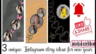 how to create Instagram story for new year.. new year 2024...  part-1#viral #youtube