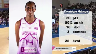 Dominique Malonga (Tarbes) vs Tango Bourges