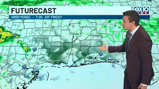 Periods of rain likely on Friday