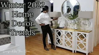 NEW! WINTER DECORATE WITH ME 2022 AFTER CHRISTMAS DECORATING IDEAS/INTERIOR DESIGN TRENDS/TRENDS2022