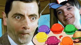 Mr. Bean orders Krabby Patty