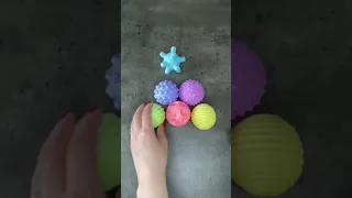 Тактильные игрушки, Сенсорные шарики для малышей, Развивающие мячики для ванны, Массажные мячики