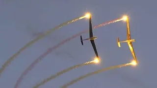 Blanix Team   Glider Aerobatic Night Show