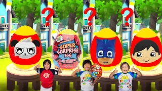 Tag with Ryan Mystery Surprise Egg Combo Panda VS PJ Masks Catboy New Characters Update