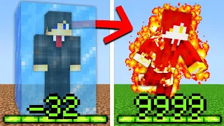 Minecraft, But Your XP = Your Temperature...