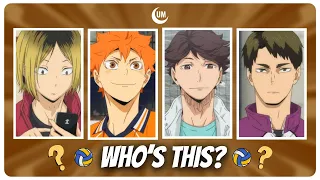 Guess the Haikyuu Characters | Anime Character Quiz #5