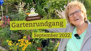 Gartenrundgang in der 3. September-Woche | Blumen- und Gemüse im September 2022