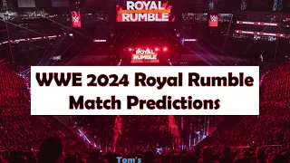 WWE Royal Rumble 2024 Match Predictions