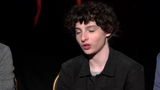 IT Interview - Wyatt Oleff, Chosen Jacobs,  and Finn Wolfhard