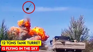 Why the Russian T-72 Tank Turret is Flying in the Sky?