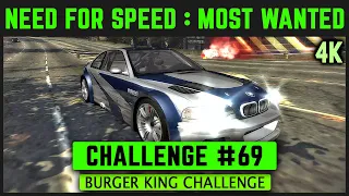 NFS: Most Wanted Remastered 4K - Challenge #69 - BMW M3 GTR