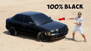 We Made World's Blackest Car - 100% Black