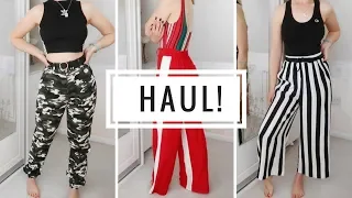 SUMMER CLOTHING TRY ON HAUL | Prettylittlething, Topshop, Bershka & more!