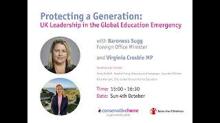 Protecting a Generation: UK Leadership in the Global Education Emergency