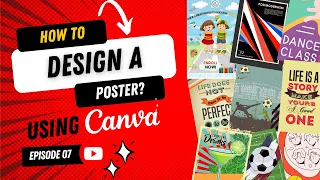 How to design POSTER using Canva? Step by Step Tutorial #Canva #howto #posterdesign #poster