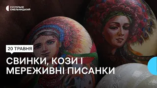 Свині, кози і мереживні писанки: жителька Хмельниччини розповіла про своє захоплення