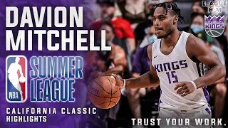 Davion Mitchell Full California Classic Highlights | 2021 NBA Summer League | Sacramento Kings