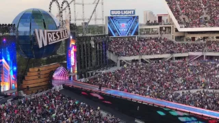 WWE live Wrestlemania 33 intro