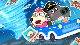 Run! A Big Tornado is Coming 🌪️ Safe Earthquake Song 👶 Funny Kids Songs 🎶 Woa Baby Songs