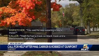 911 call reveals moments after mail carrier was robbed at gunpoint in Green Township