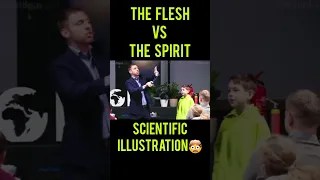 FLESH VS SPIRIT: Powerful illustration😱👏