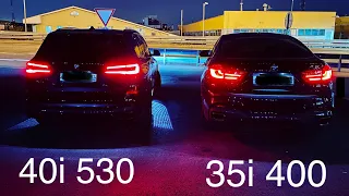 BMW X5 40i st2 500 vs BMW X6 35i st2 400