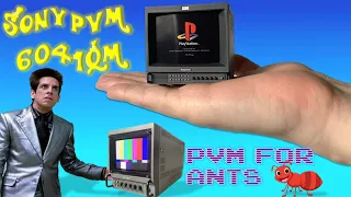 Gaming on a 5” PVM 6041QM - Sony’s smallest RGB CRT Professional Video Monitor PVM 5041Q PVM 6041Q