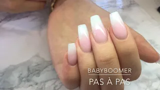 Babyboomer En Gel // Tuto Détaillé - Crispynails  ♡