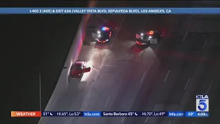 Police activity prompts 405 Freeway closure through Sepulveda Pass