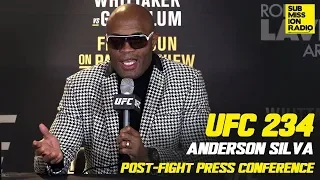 UFC 234: Anderson Silva Reacts to Israel Adesanya Loss, Conor McGregor's Callout