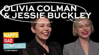 Olivia Colman & Jessie Buckley talk WICKED LITTLE LETTERS, Marvel, BARBIE I Happy Sad Confused