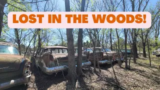 He started a Used Car Lot in 1952, and abandoned HUNDREDS of antique cars in the Kansas woods!