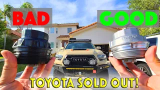 Toyota Sold Out! Cheap Plastic Oil Filter Cartridges! Problem with all Yotas and Lexus cars & trucks