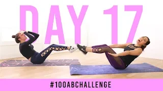 Day 17: 100 Boat Crunches! | #100AbChallenge w/ Alivia D'Andrea